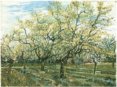 Orchard with Blooming Plum Trees by Vincent van Gogh